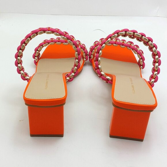 Fashion to Figure Jess Women's Wide Width Heeled Sandals - Size 10 - Picture 3 of 13